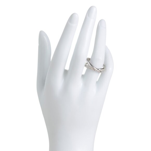 KENDRA SCOTT Silver Silver Annie Infinity Crystal Ring - Picture 2 of 2